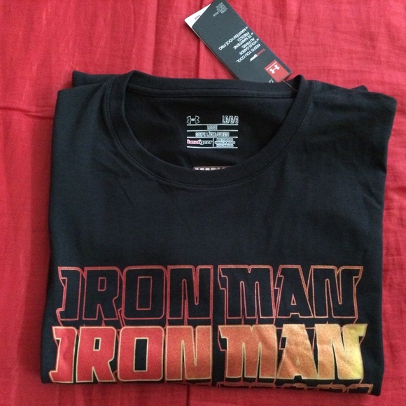 SOLD - Iron Man Under Armor T-Shirt Large (BNWT) - Picture 10 of 10